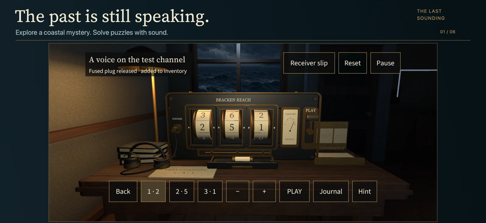 Tune the receiver and uncover a voice from the past.